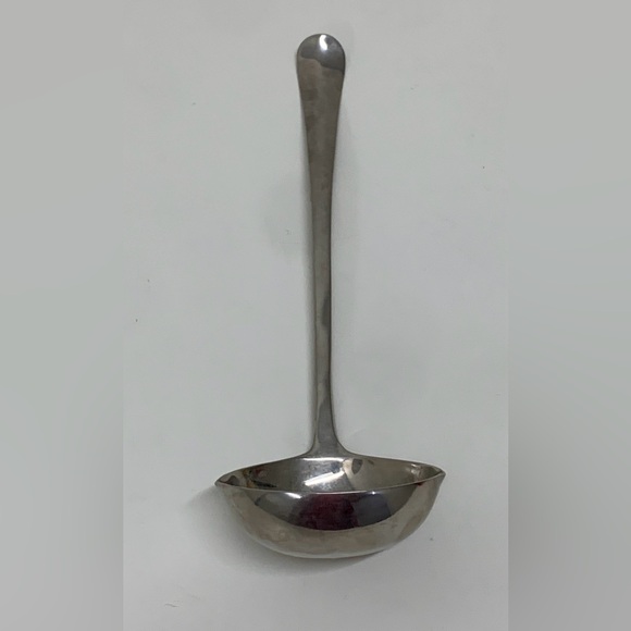 Vintage Raimond Large Raised Rattail Hook Stand Silver Plated Punch Soup Ladle - Picture 5 of 16
